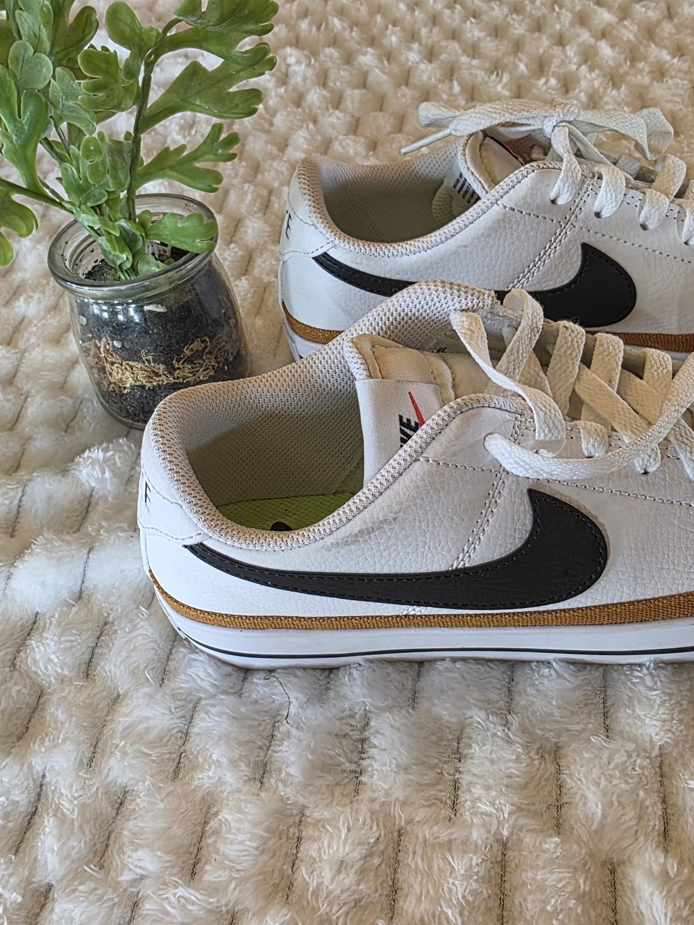 Nike White Legacy Leather